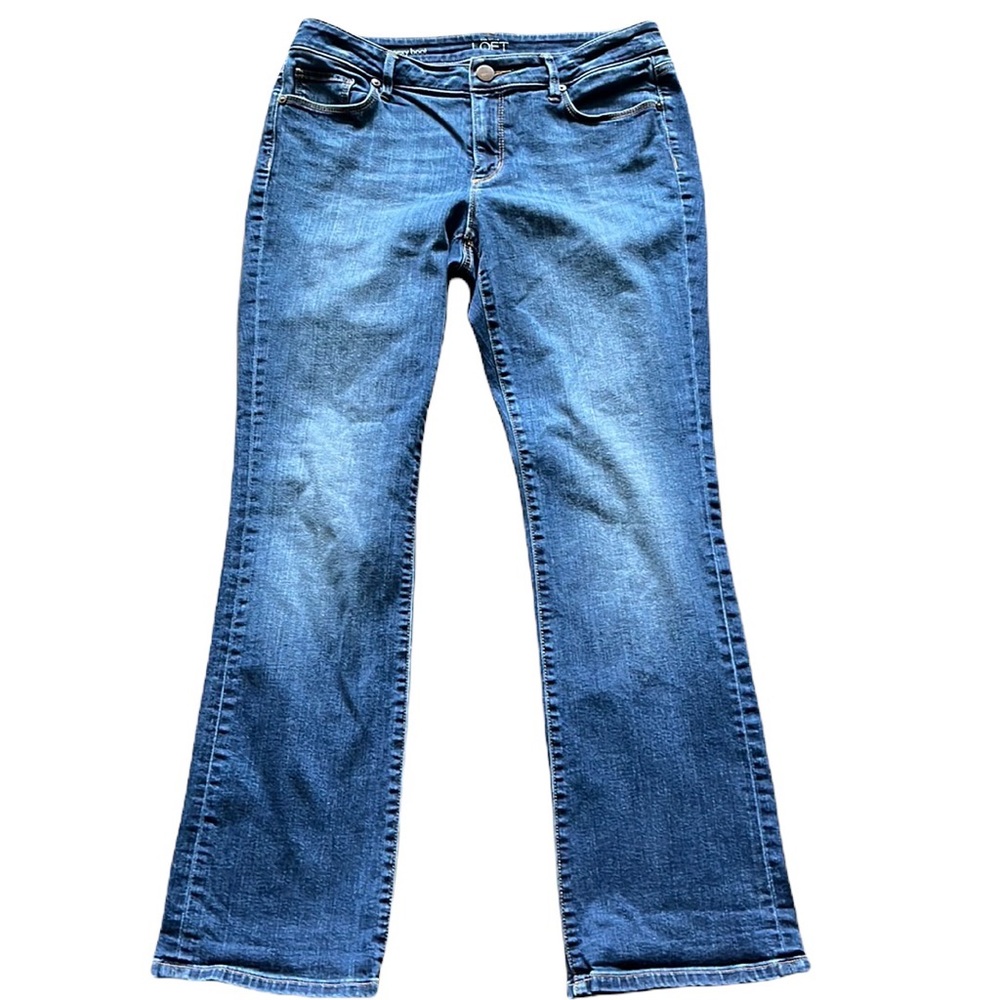 Ann Taylor LOFT Curvy Sexy Boot Jean Size 28/8P